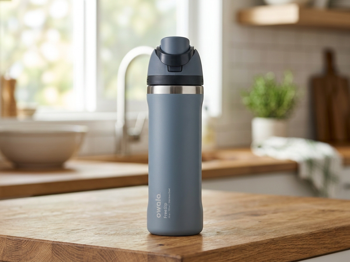 Owala FreeSip 24 oz stainless steel insulated water bottle